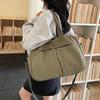 Large Capacity Fitness Bag Multi-Pocket Commuter Shoulder Crossbody Bag Short Travel Duffel Bag