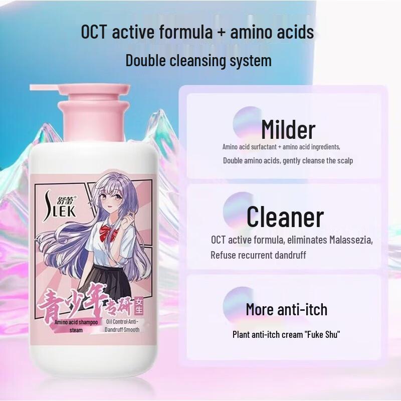 Slek Oil Control Anti-Dandruff Smooth Shampoo