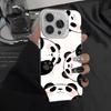 Ver Aesthetic Panda Cute For IPhone 13 14 15 16 17 Pro Max 11 12 Plus 17 Air Phone Case Color Matte Cover