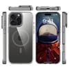 For iPhone 16 Pro Magnetic Case Shockproof TPU+PC Phone Back Cover with Metal Lens Kickstand