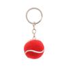 6 Color Key Chain Tennis Ball Metal Keychain Car Key Chain Key Ring sports chain sliver color pendant