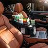 Large Car Seat Organizer Storage Box Foldable Portable Handle Car Storage Container with Multiple Pockets for Vehicle Interior Organization