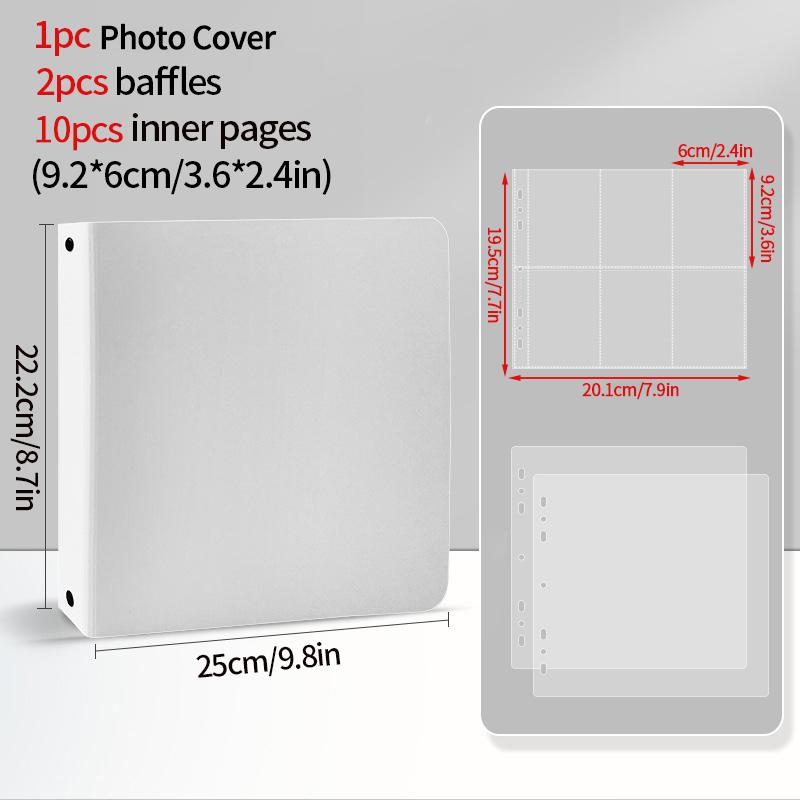 Photocard Binder 3Inch Photo Album Idol Kpop Photocard Holder Photo Cards Collect Book Korean Ins Style Photo Card Binder