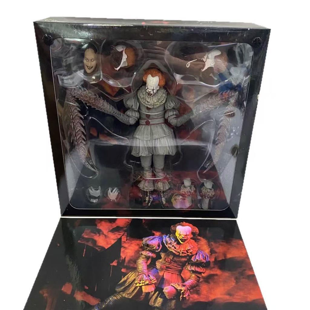 Autentická hororová figurka Pennywise – Ikonická postava z filmu IT s více pohyblivými částmi