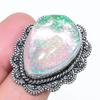 Natural Pink Triplet Opal Gemstone 925 Sterling Silver Jewelry Ring Size 7 AR-17044