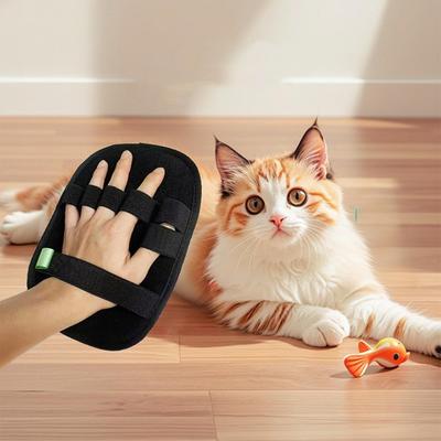 Anti Static Pet Hair Removal Gloves Dog Cat Grooming And Shedding Lint Brush Cat Hair Cleaning Gloves For Sofa Home Furniture