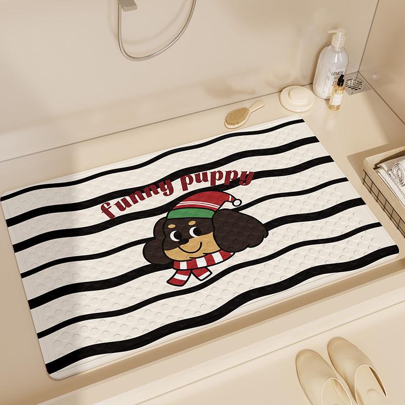 

Bathroom Anti-slip Mat Shower Room for Household Children s Bathing Massage Foot Mat Toilet Suction Cup Anti-fall Free Floor Mat 40*70cm