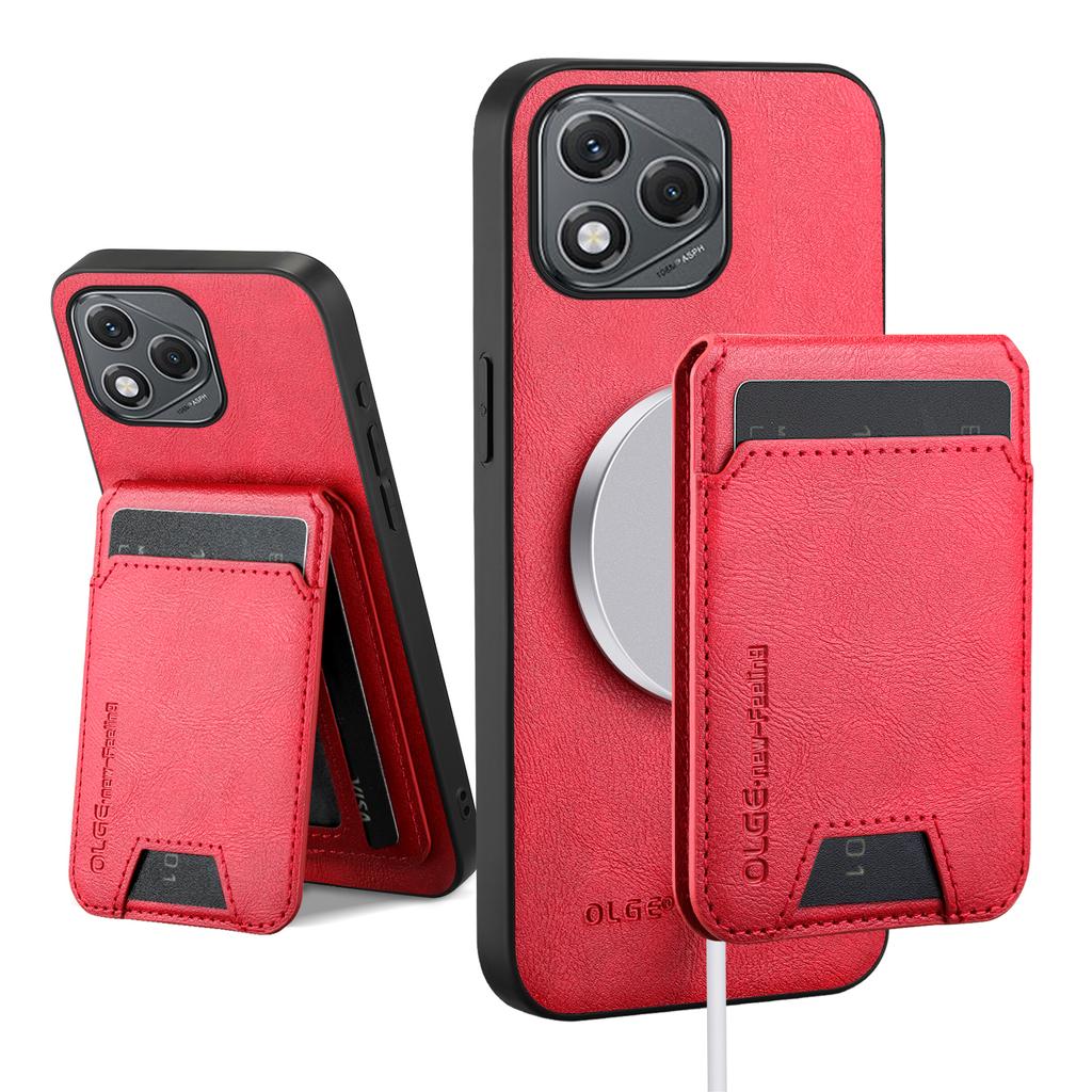 Portofel Suport Card Husă pentru Honor 400 200 90 Magic 7 Lite Husă Magnetică Piele pentru Suport Mag-safe Carcasă Moale pentru Telefon