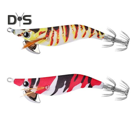 9 cm/7 g im Dunkeln leuchtender Garnelenköder mit Tintenfischhaken, realistischer bionischer Kunstköder, Salzwasser-Süßwasser-Barsch, Zander, Forelle, Angelzubehör