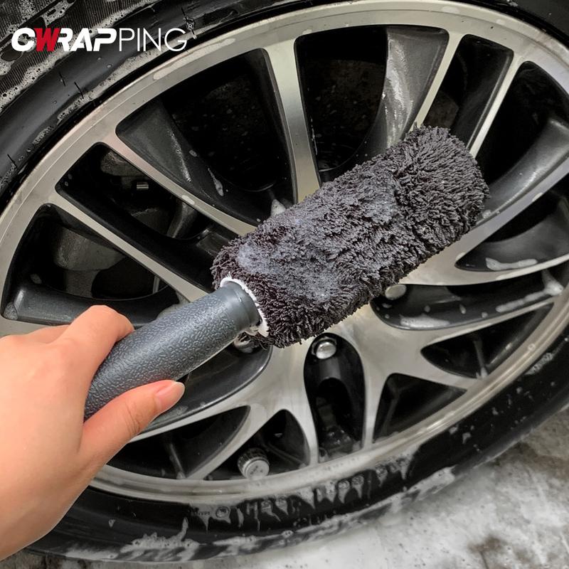 Car Wheel Tire Cleaning Brushes Tire Rim Brush Wheel Hub Cleaning Detailing Brushs for Motorcycle Car Wheels Washing Accessories