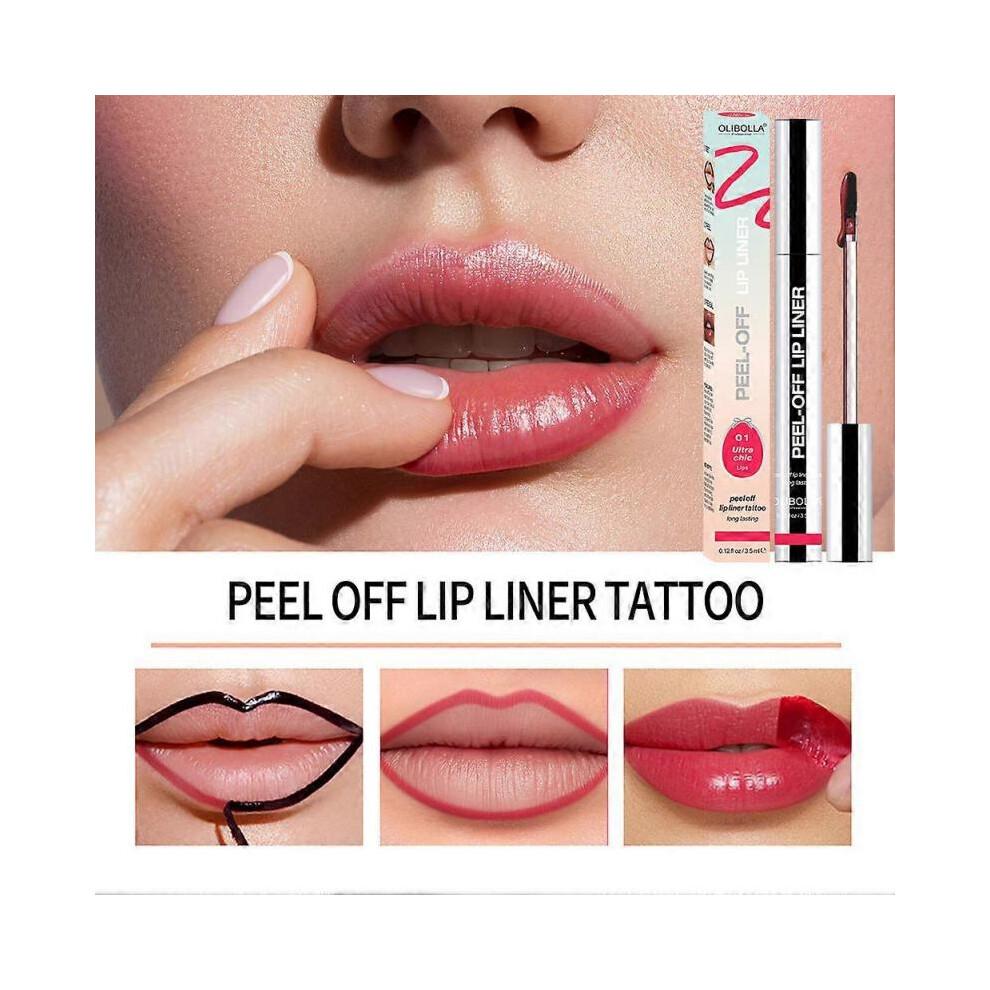 (03) Kolorowy, nawilżający, trwały tint do ust typu peel-off, kosmetyki