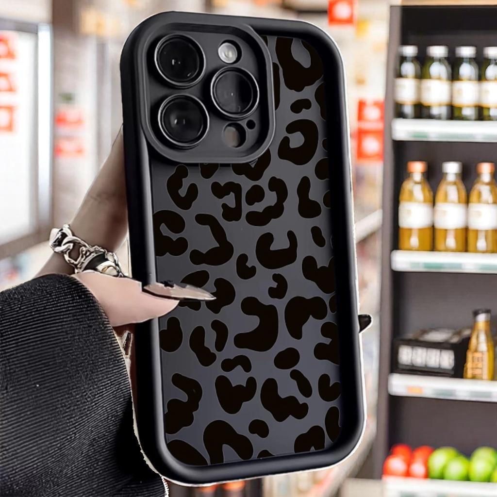 Pattern Leopard Print  Phone Case For iPhone12 14 15 16 13 11  Pro Max Mini 7 8 Plus SE2 X XR XS 13 16 15 Shockproof Soft Cover