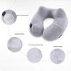 Portable Press-to-Inflate U-Shaped Neck Pillow