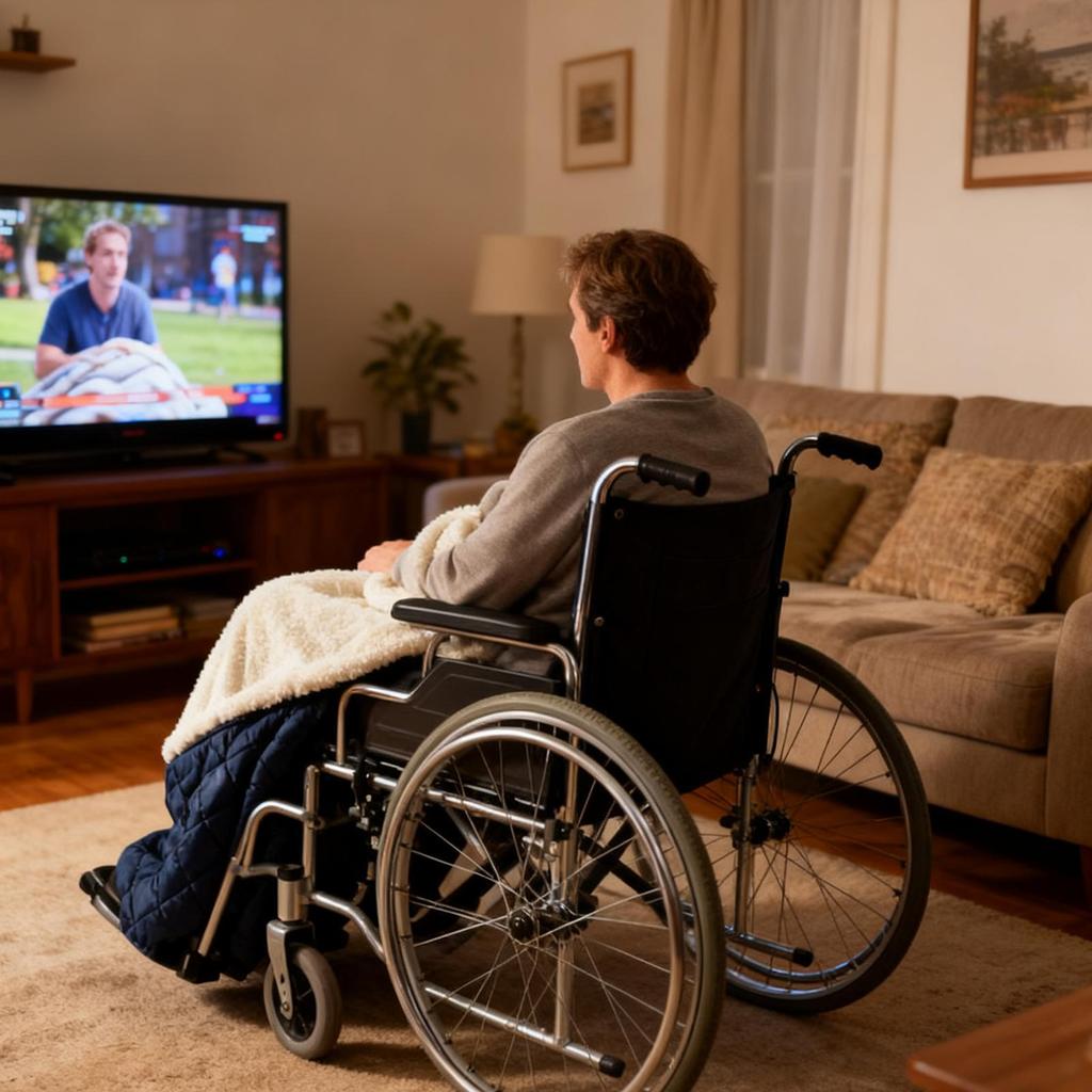 Lap Blankets For Elderly Wheelchair Windproof Lower Body Warmer With Zipper Wheelchair Warm Covers For Women Men Senior Elderly