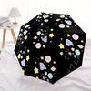 1pc Space Cats Automatic Open/close, All-Season Portable Folding Umbrella, Travel, Everyday, Formal Events - Compact Luxury Parasol, Outdoor Accessory