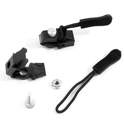 9pcs Universal Detachable Metal Zipper Slider Puller Easy Zipper Fix Instant Repair Kit DIY Replacement Lever Locks for Clothing