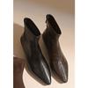 Anti-slip Shoes - New Autumn-winter Style - Pointed Toe - Thick Heel - Short Boots - Versatile Women's Boots