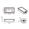DC 8V-100V Battery Capacity Indicator Lead Acid Lithium LiFePO4 Car Motorcycle Voltmeter Voltage Gauge 12V 24V 48V 72V Black