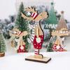 Wooden Christmas Decoration for Home Xmas Tree Pendants Christmas Wood Ornaments Navidad New Year Kids Gifts