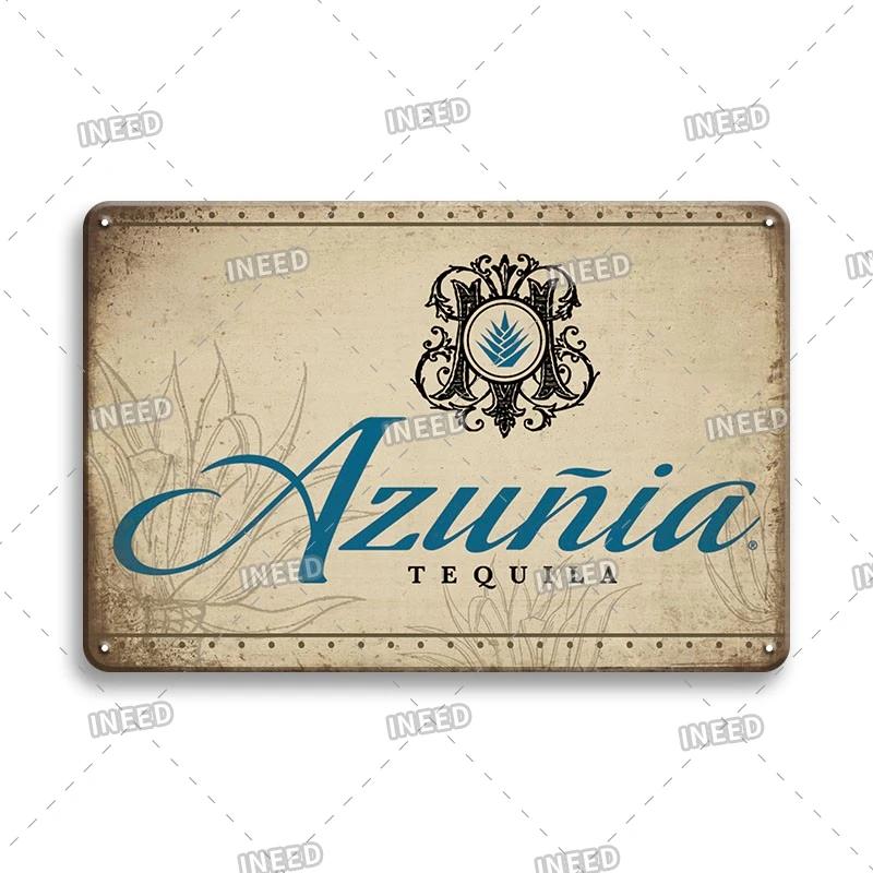 Tequila Whisky Tin Sign Metal Sign Dekoracyjny Vintage Plate Decor Retro Plakietka do Baru Pub Man Cave Club Room Home Wall Decor
