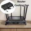 Protective Net Router Cooling Stand Dual Fans USB Radiator Base  Optical Modem/Router