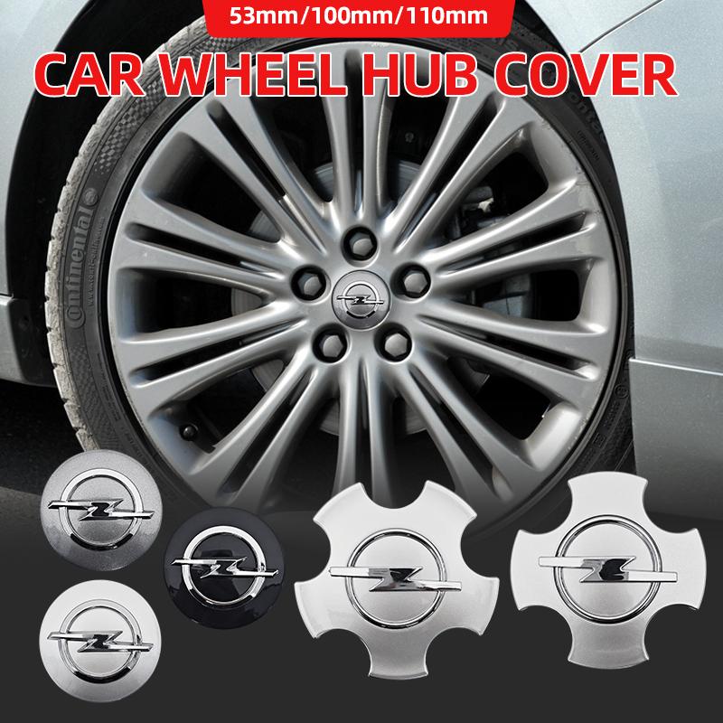 4pcs 53mm/100mm/110mm Car Wheel Center Cap Logo Hub Cover Badge Emblem for Opel Insignia Astra J H G F Corsa Zafira Tigra