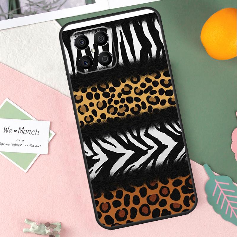 Tiger leopard print panther Case For Honor X8b X9b X9c X9a X8a X8 X9 50 70 90 Lite Honor 200 Lite Magic 7 5 6 Pro Cover