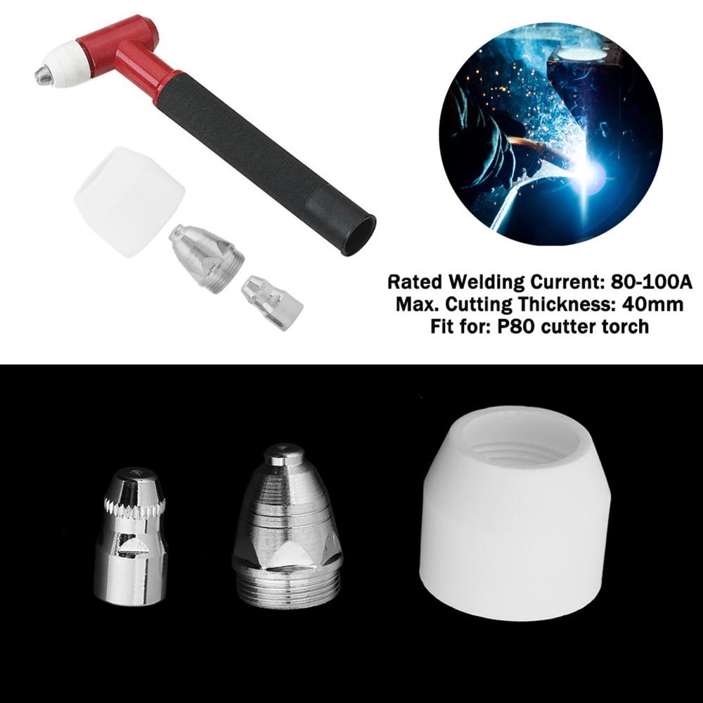 25 Pcs 1.5mm Tip Diameter Plasma Cutting Nozzle and Electrode Kit  Industrial Metal Cutting