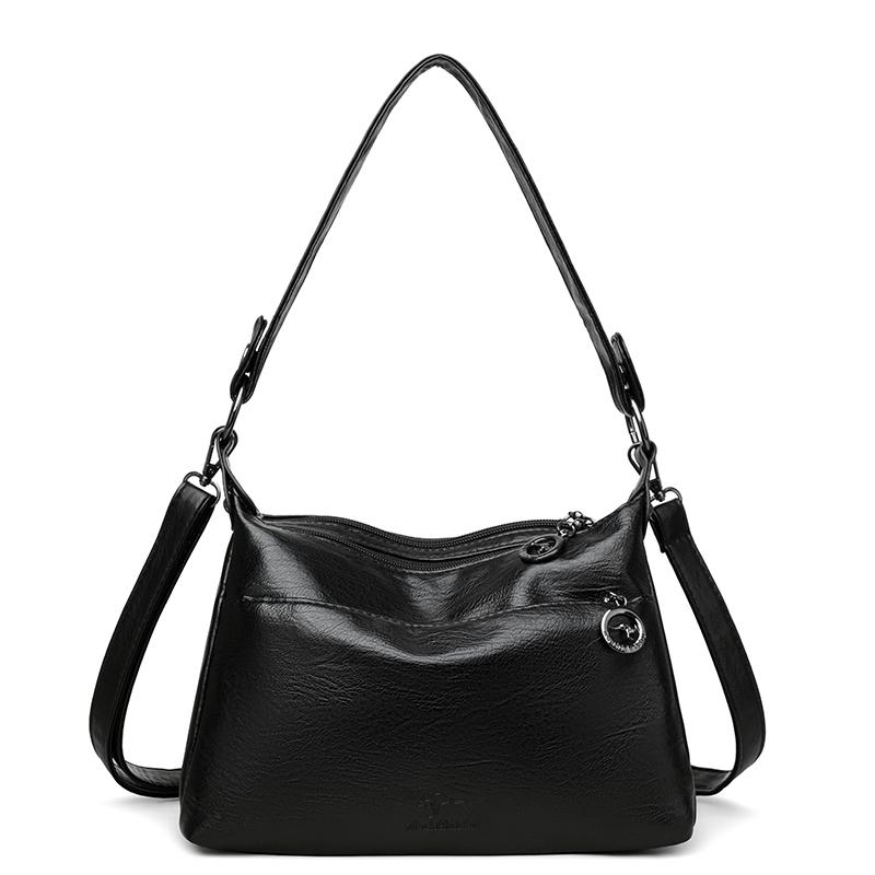 Women's Bag Soft Leather Mother Bag Shoulder Crossbody Bag