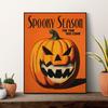 Funny Halloween Witch Skeleton Bat Pumpkin Spider Web Posters Prints Canvas Printing Wall Art Picture for Living Room Home Decor