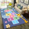 27 Stil Hüpfspiel Kinder Digitale Spiele Junge Mädchen Cartoon Teppich Teppich für Zuhause Wohnzimmer Sofa Fußmatte Dekoration,Rutschfeste Bodenmatte