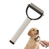 2-in-1 Double Sided Dematting Comb Hair Remover Brush  Pet Beauty Supplies