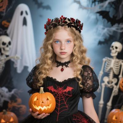 Vintage European Style Flower Crown For Women 2025 Halloween Crystal Flower Headband Exquisite Handmade Hair Accessories