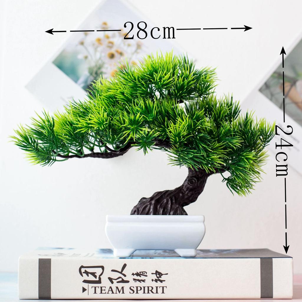 Artificial Plants DIY Simple Bonsai Small Tree Fake Plants Fake Flowers Potted Ornaments Bathroom Home Decor Hotel Garden Decor