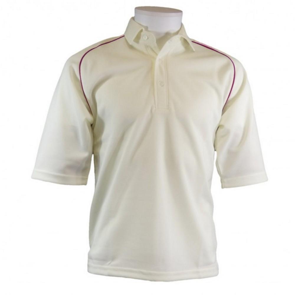 Carta Sport Mens Contrast Piping Cricket Shirt