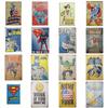 Classic Creative Cartoon Superhero Tin Sign For Bar Pub Home Wall Decor Retro Metal Poster
