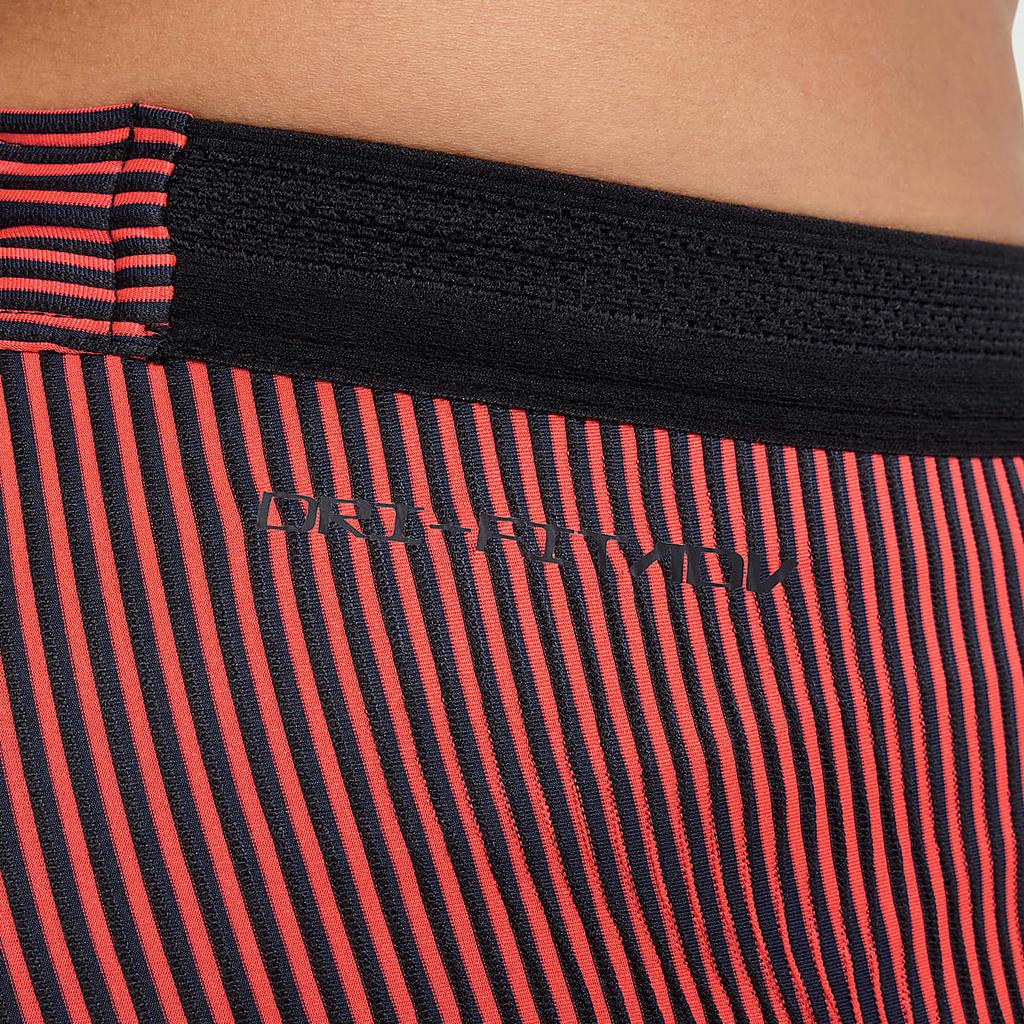 Nike Dri-FIT Advaeroswift Striped Fashion Versatile Lace-Up Sports Shorts Men shorts Bright-Red FN3369-015