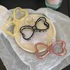 Glaze Bowknot Hair Claw Clip Colorful Bows Shaped Hairpin Ponytail Claw Clip Jaw Clip Large Hair Accessories for Women