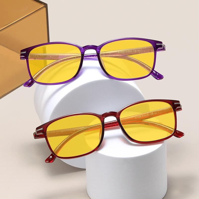 Ultra-light TR90 Night Vision Blue Light Blocking Unisex Glasses for Mobile, Computer, and E-sports Protection