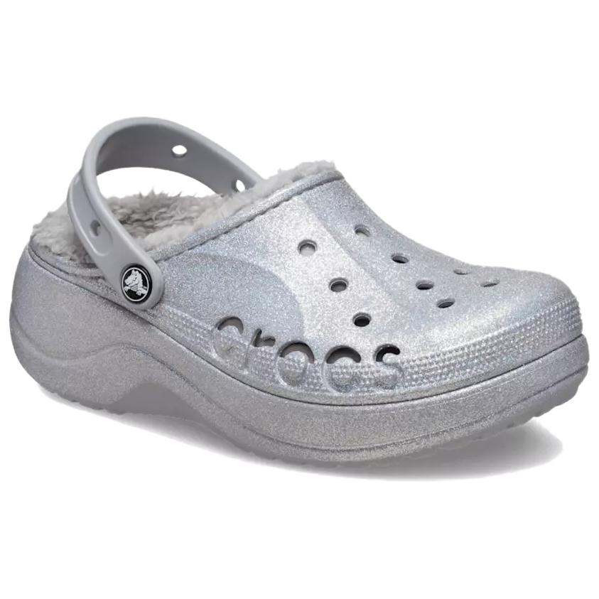 Crocs Baya Comode Zilnice Versatile Saboți Saboți Femei Argintii 210451-0ES