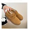 Women Thickened Plush Lined Velcro Casual Soft Sole Warm Short Snow Boots