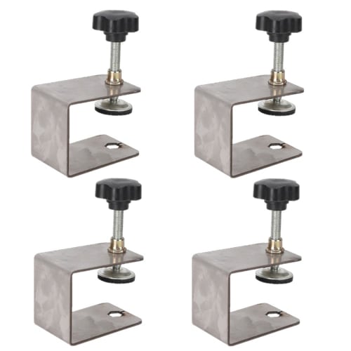 Granmagazz Adjustable Bracket Clamps, Set of 4, for Drawers, Desks, Cabinets, and More, DIY Fixing Clamps