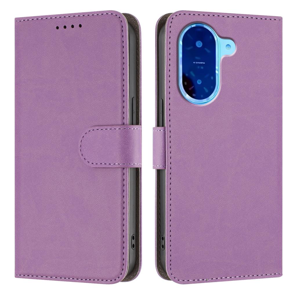 Dla Xiaomi Redmi A5 4G (171.7mm) Skórzane etui Jednokolorowy pokrowiec na telefon z portfelem