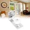 Carbon Steel Floor Guide Silver Sliding Door Hardwares Hardware Door Roller Guide  Doors