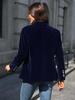 Elegant Women's Solid Color Suit Jacket - Fall/Winter 2025 Collection