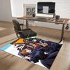 1 Stück Anime Cartoon Design Jujutsu Kaisen Charaktere Bürostuhlmatte Rutschfester Teppich Geeignet für Heimdekoration Wohnzimmer Schlafzimmer Spielzimmer Saisonales Geschenk