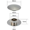 1Pcs Push Button Waste Sink Plug Silver Alloy Drain Stopper 66mm Click Clack Basin PopUp Cap Replacement Part for Bathroom Sink