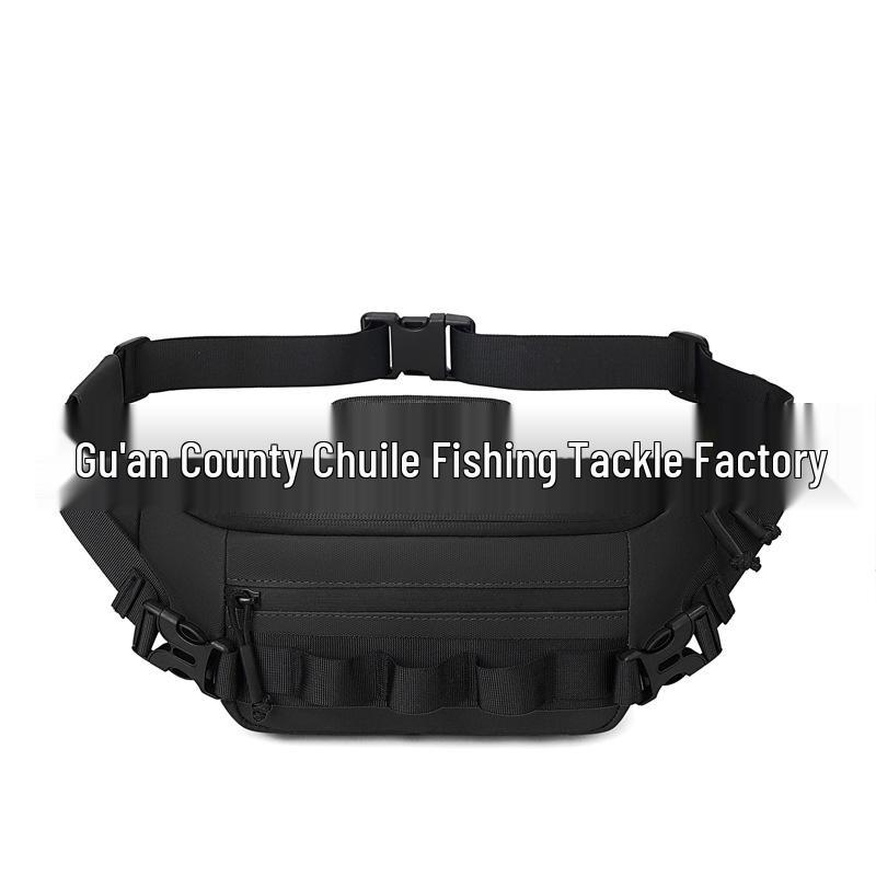Luya Men's Multifunctional Waterproof Waist Bag for Fishing and Outdoor Travel