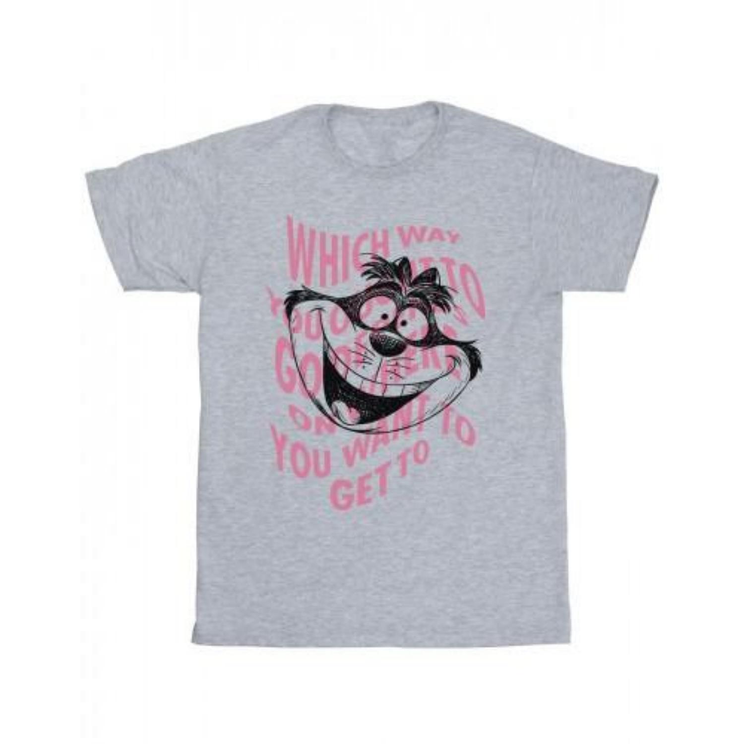 Disney Mens Alice In Wonderland Chesire Cat T-Shirt XXXXL