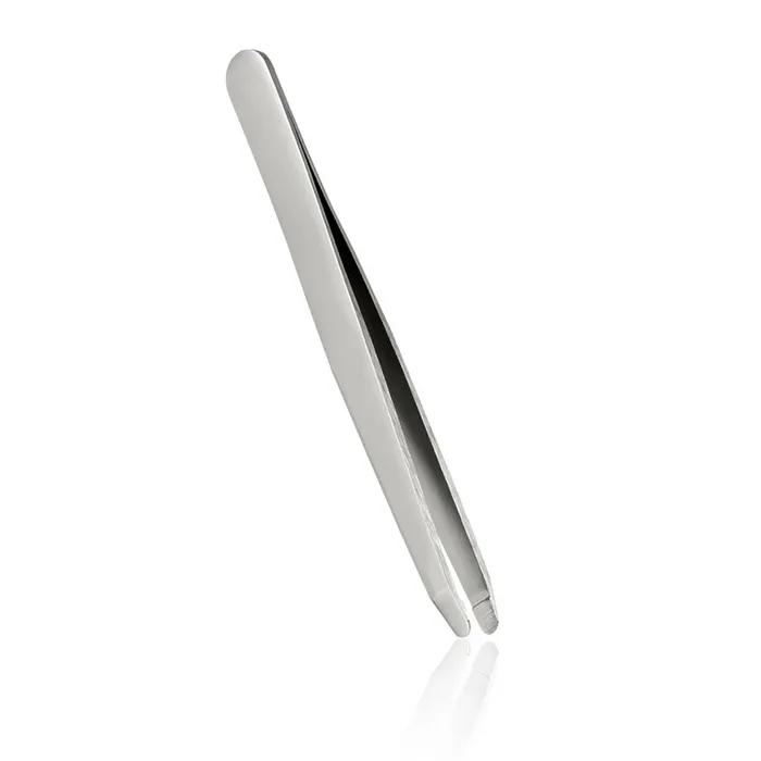 Ruby's Tweezers Ion Slant Silver 4K102, Swiss Premium Tweezers